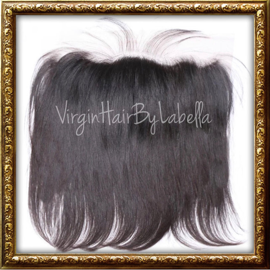 13x4 NATURAL STRAIGHT SWISS LACE FRONT