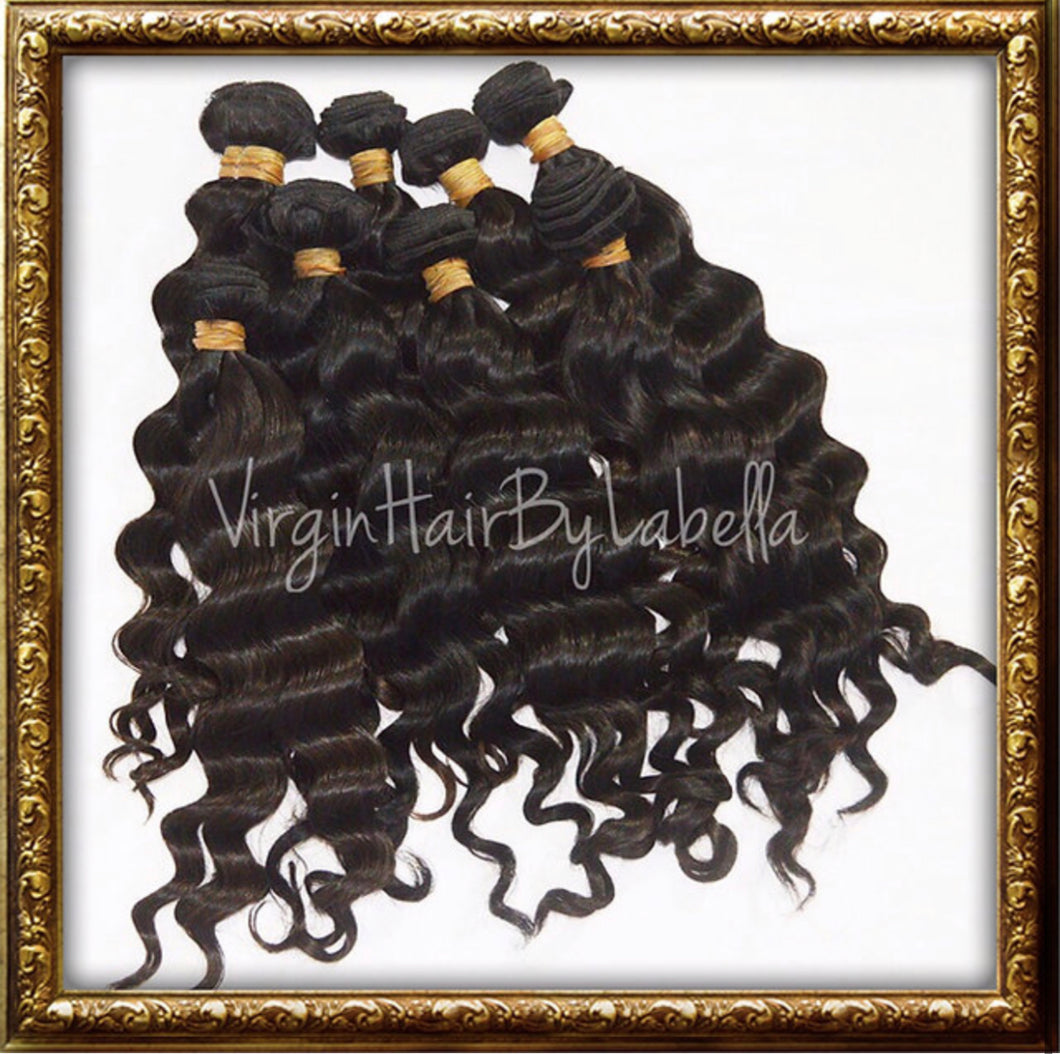 Virgin Peruvian Natural Wave 3 Bundle + Closure Deal