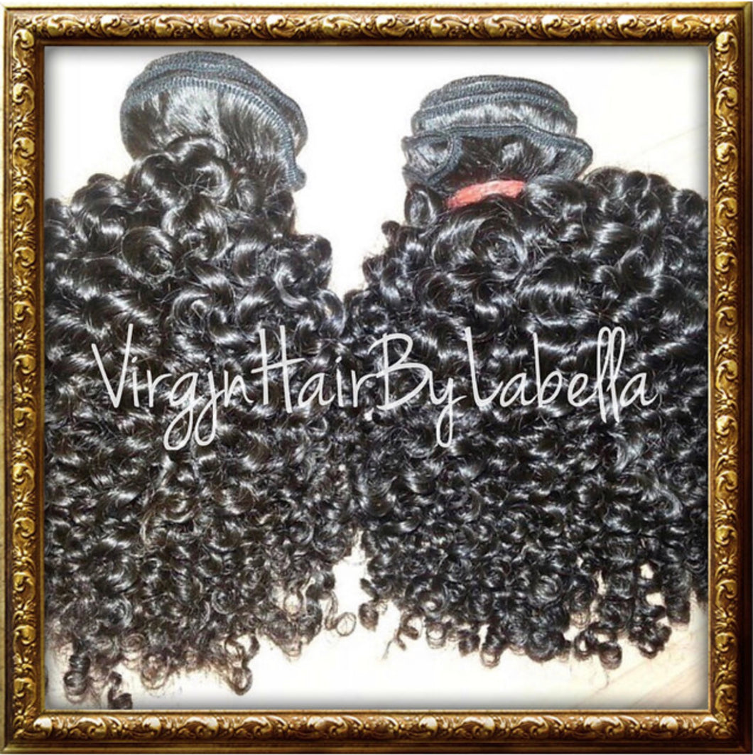 VIRGIN BRAZILIAN CURLY 3 BUNDLE DEAL