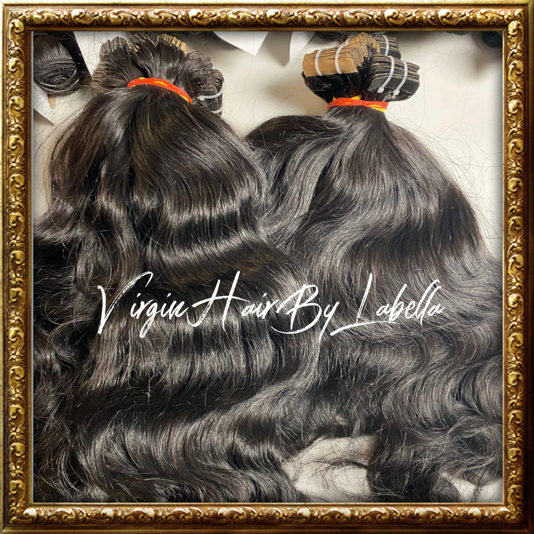 Raw Cambodian Natural Wave Tape Ins