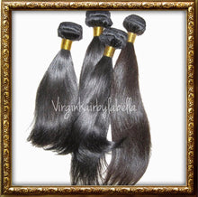 Load image into Gallery viewer, Virgin Filipino Natural Straight 3 Bundle + Closure Deal
