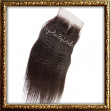 Load image into Gallery viewer, 6x6 BRAZILIAN COARSE STRAIGHT LACE CLOSURE
