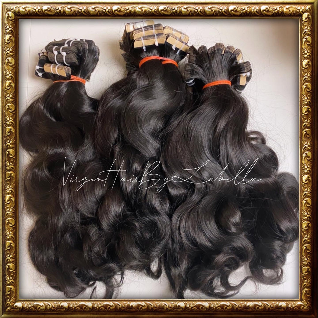 Raw Cambodian Loose Wave Tape Ins