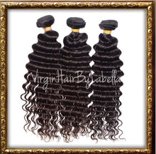 Load image into Gallery viewer, VIRGIN MALAYSIAN DEEP CURLY 3 BUNDLE + CLOSURE DEAL
