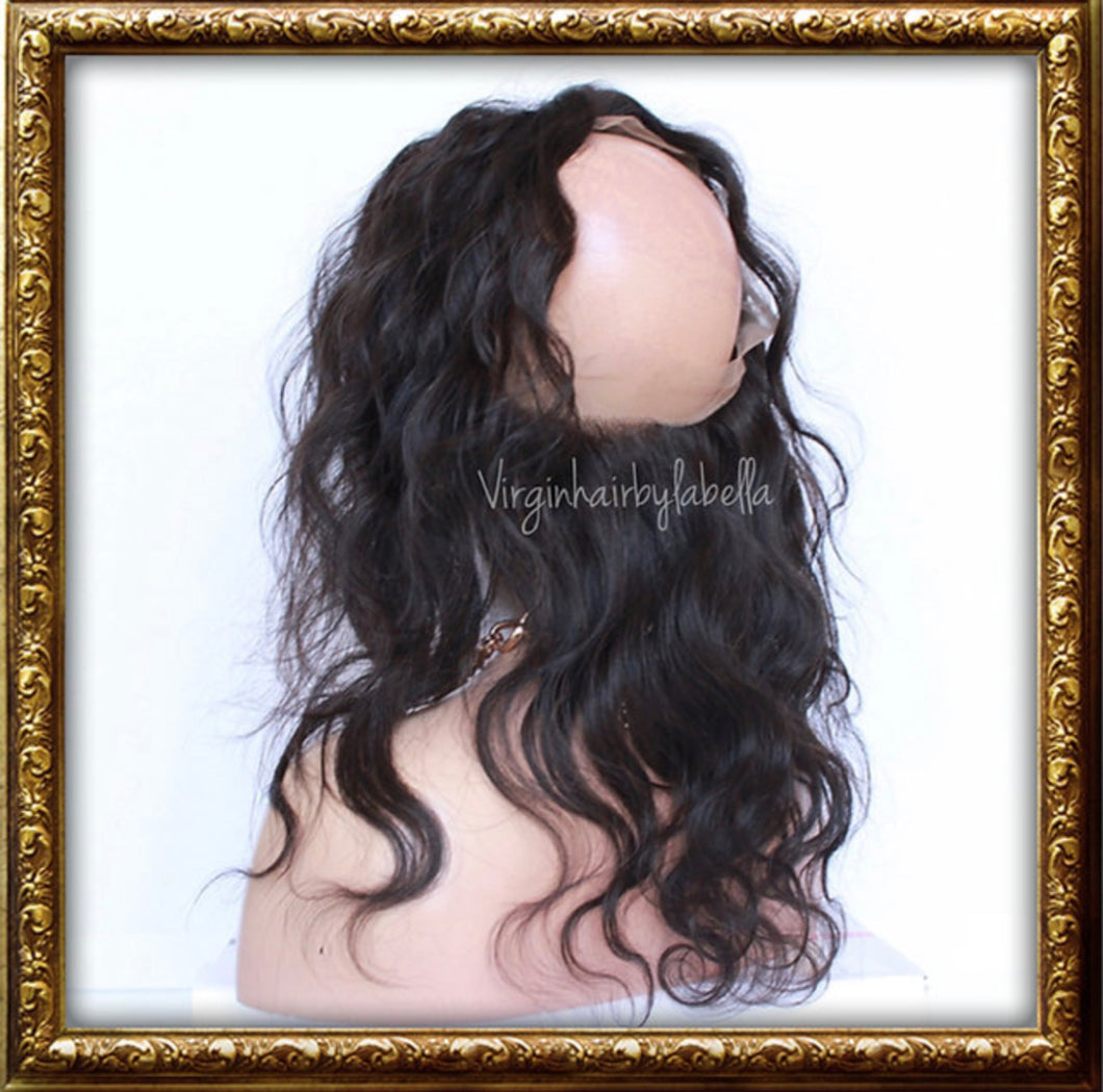 360 Body Wave/Loose Wave Swiss Lace Frontal